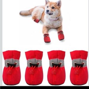 Dog Shoes for Small Dogs - 4 PCS - New